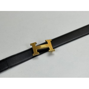 HERMES CONSTANCE REVERSIBLE GOLD H BUCKLE BELT